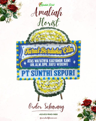 Papan Bunga Duka di Dumai