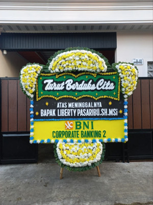Papan Bunga Duka di Dumai