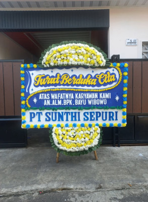 Papan Bunga Duka di Dumai