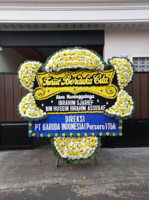 Papan Bunga Duka di Dumai