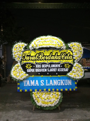Papan Bunga Duka di Dumai