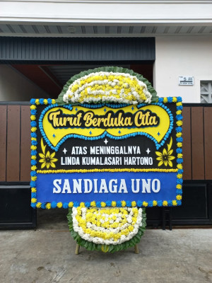 Papan Bunga Duka di Dumai