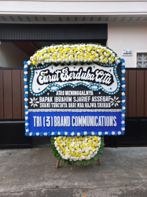 Papan Bunga Duka di Dumai